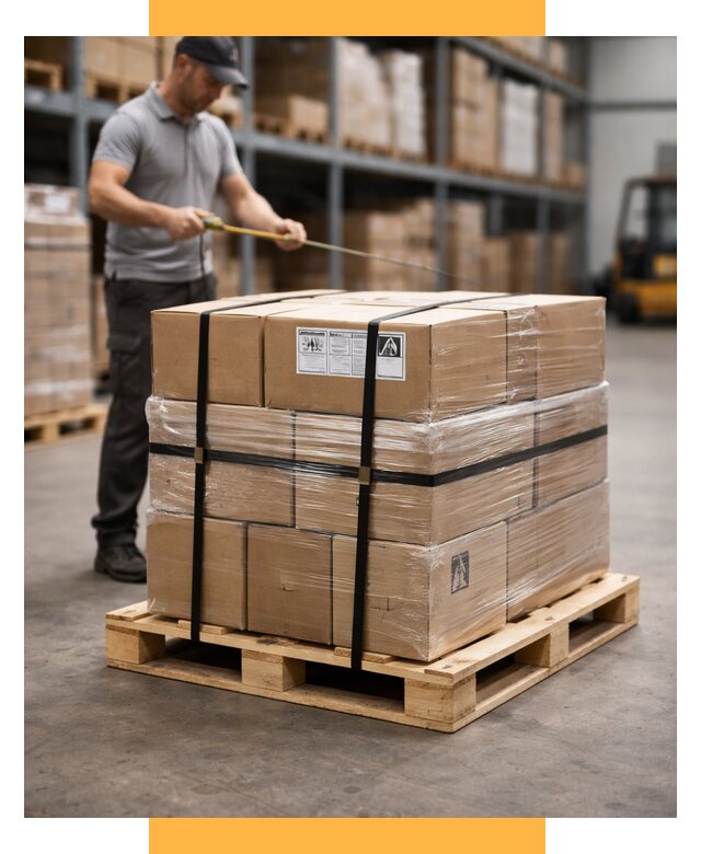 Упаковка и паллетирование грузов от 3610 р. | СетСервис-Нхд