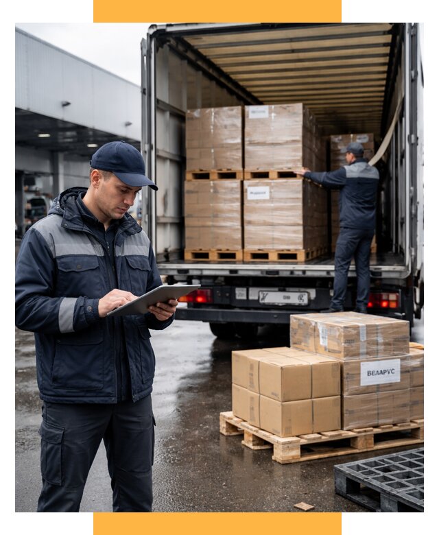 Доставка грузов из Беларуси от 15473 р. логистика СетСервис-Нхд