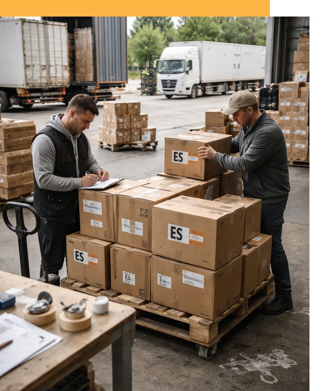 Доставка грузов в Испанию автотранспортом от 36103 руб