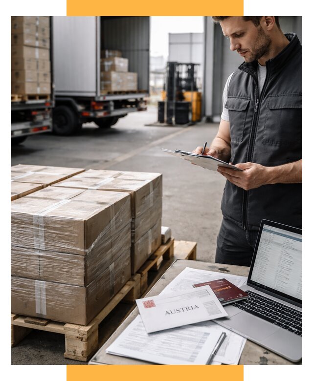 Доставка в Австрию от 67048 р. Логистика и экспорт СетСервис-Нхд