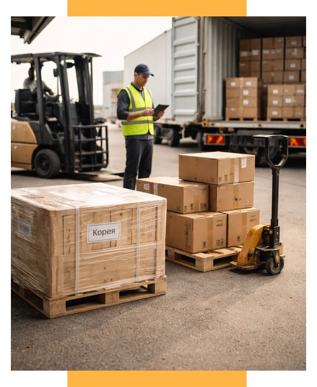 Доставка грузов в Корею из России от 36103 р. | СетСервис-Нхд