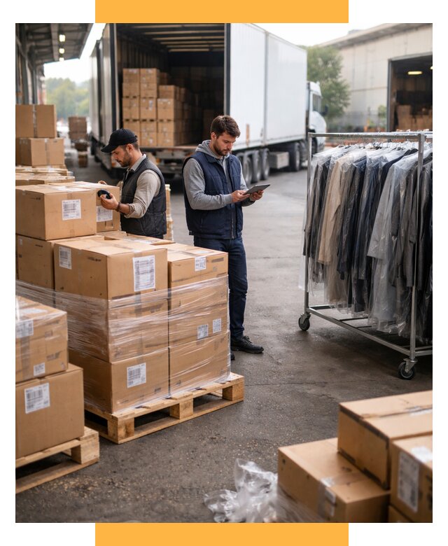 Перевозка и доставка одежды из Китая от 7736 р., СетСервис-Нхд