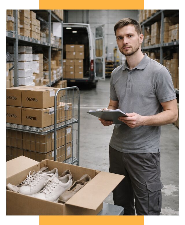 Доставка обуви из Китая и Турции от 4642 р. СетСервис-Нхд