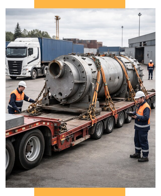 Перевозка тяжеловесных грузов под ключ от 154725 р. | СетСервис-Нхд