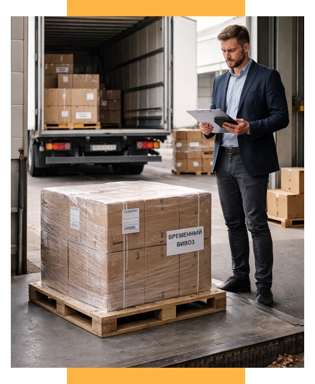 Временный вывоз товаров под ключ от 8252 р. | СетСервис-Нхд