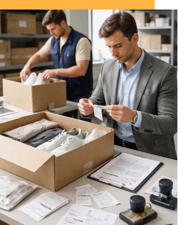 Таможенное оформление одежды и обуви по выгодной цене от 6705 руб